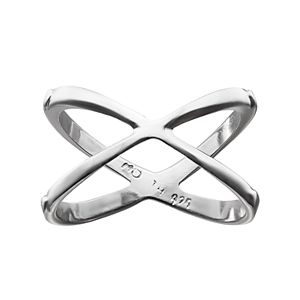 PRIMROSE Sterling Silver X Ring