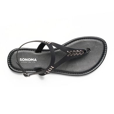 Women's Sonoma Goods For Life® Metallic Whipstitch Sandals