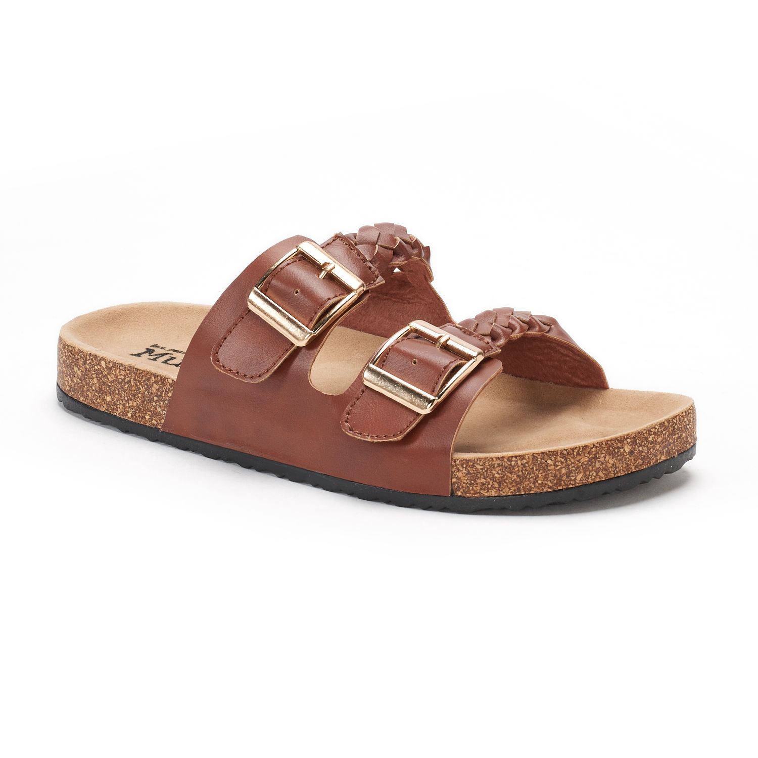 Mudd® Braided Double Strap Slide Sandals