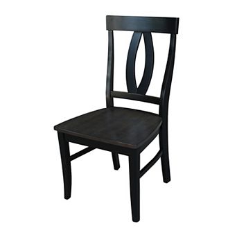 International Concepts Cosmo Splat Back Dining Chair 2 pc Set