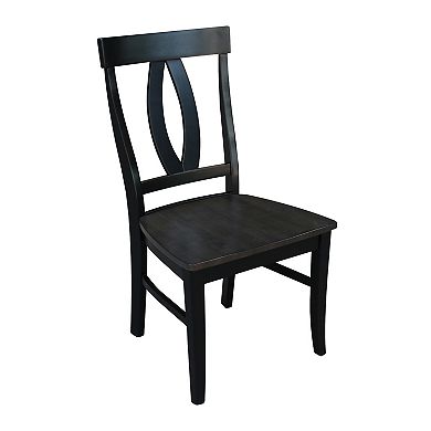International Concepts Cosmo Splat Back Dining Chair 2-piece Set