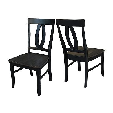 International Concepts Cosmo Splat Back Dining Chair 2-piece Set