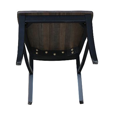International Concepts Cosmo Splat Back Dining Chair 2-piece Set