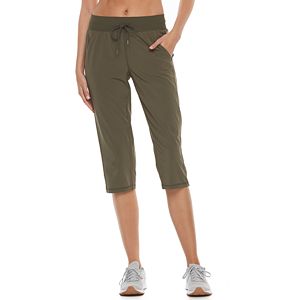 Women's Tek Gear® Ruched Straight Leg Capris