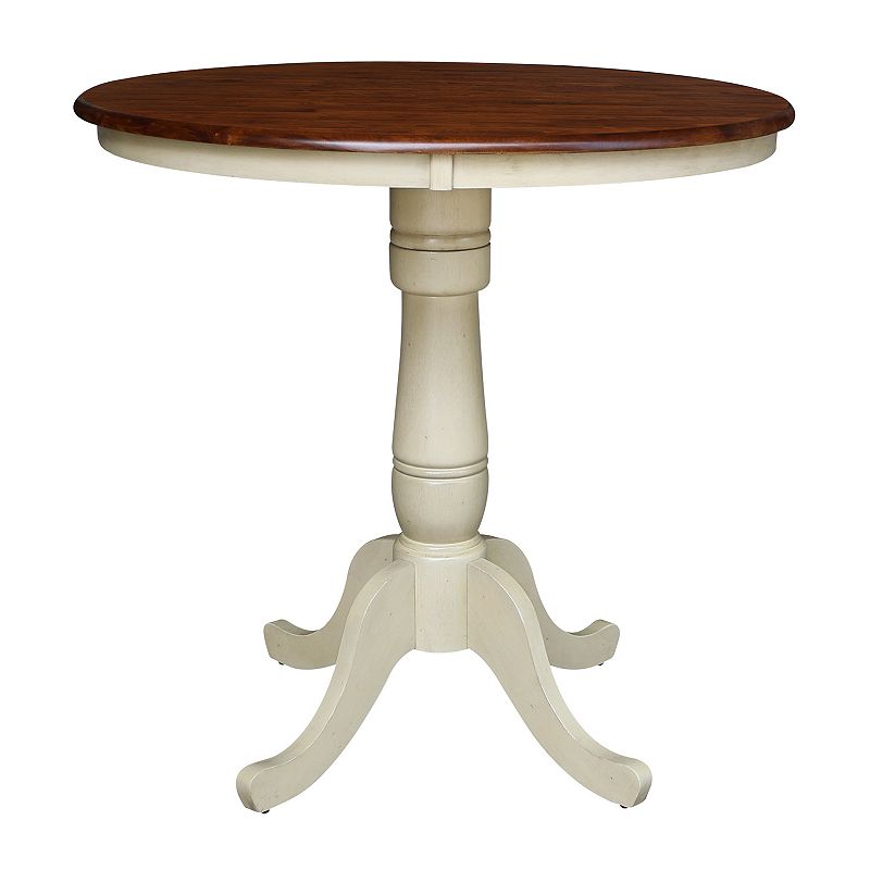 International Concepts 36-in. Pedestal Dining Table, White