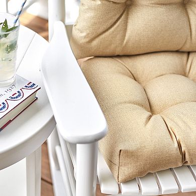Klear Vu Indoor-Outdoor Porch Rocking Chair Cushion Set