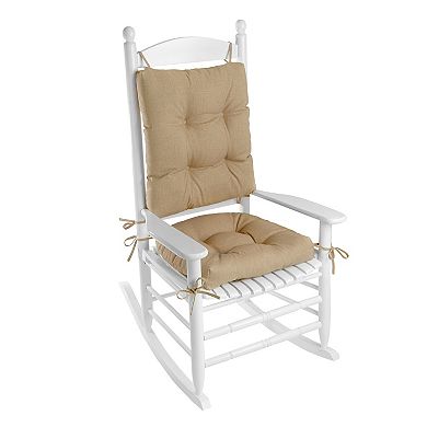 Klear Vu Indoor-Outdoor Porch Rocking Chair Cushion Set