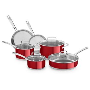 KitchenAid 10-pc. Stainless Steel Cookware Set