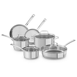 KitchenAid 10-pc. Stainless Steel Cookware Set