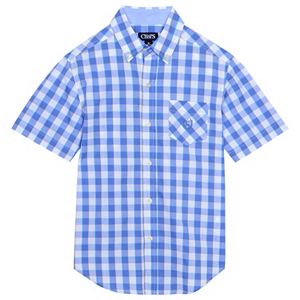 Boys 4-20 Chaps Plaid Button-Down Shirt