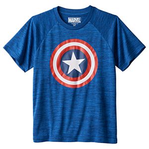 Boys 8-20 Marvel Captain America Shield Tee