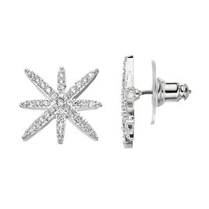 Dana Buchman Cubic Zirconia Starburst Nickel Free Stud Earrings
