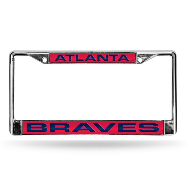 Go Braves Novelty Metal License Plate Tag