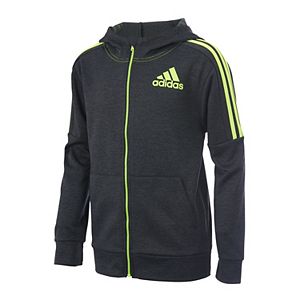 Toddler Boy adidas Hooded Fleece Jacket
