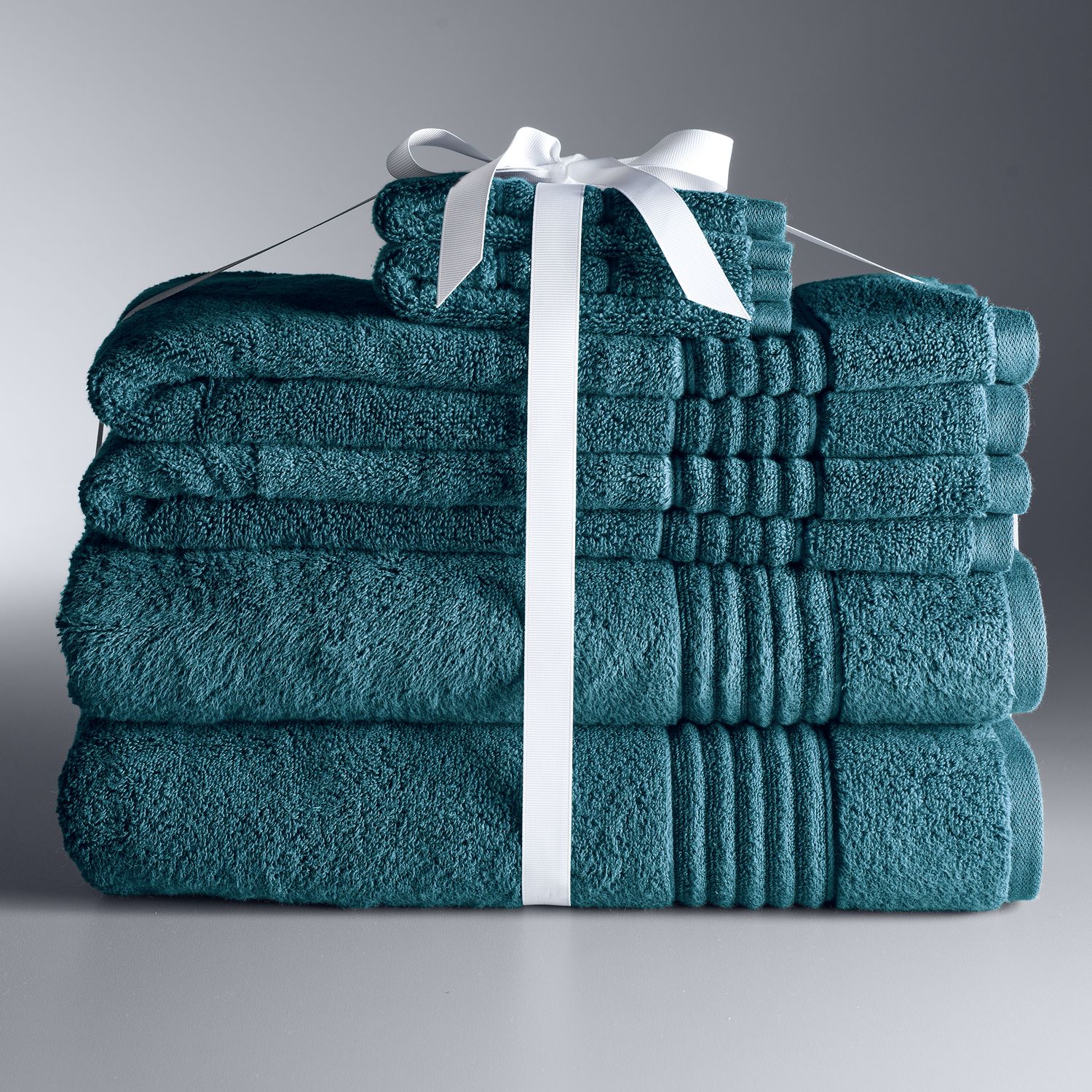 dark teal bath towels