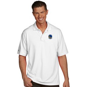 Men's Antigua Golden State Warriors Pique Xtra-Lite Polo