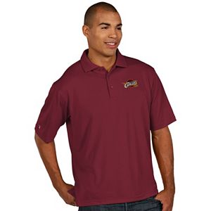 Men's Antigua Cleveland Cavaliers Pique Xtra-Lite Polo