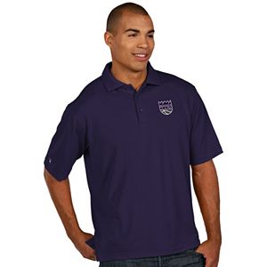 Men's Antigua Sacramento Kings Pique Xtra-Lite Polo