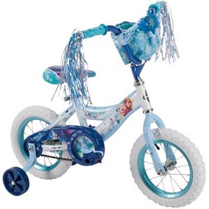 Disney's Frozen Anna & Elsa Youth 12-Inch Bike with Handlebar Bag by Huffy!