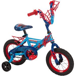 Youth Huffy Marvel Spider-Man12-Inch Bike with WebTrap Handlebar Plaque