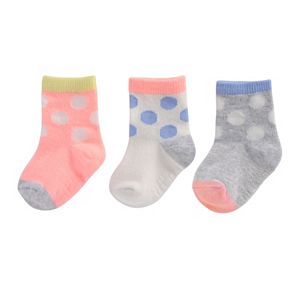 Baby Girl / Toddler Girl Carter's 3-pk. Printed Crew Socks