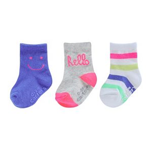 Baby Girl / Toddler Girl Carter's 3-pk. Printed Crew Socks