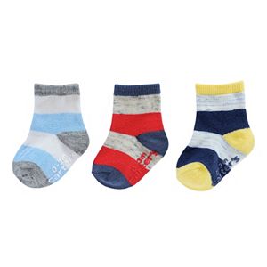 Baby Boy / Toddler Boy Carter's 3-pk. Printed Crew Socks