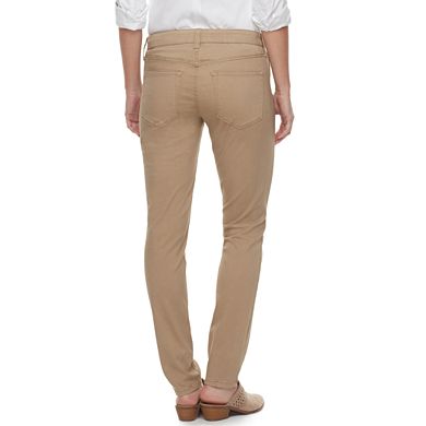 Women's Sonoma Goods For Life® Supersoft Midrise Sateen Skinny Pants