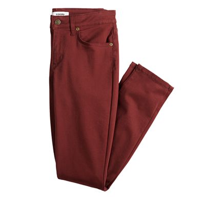 Women's Sonoma Goods For Life® Supersoft Midrise Sateen Skinny Pants