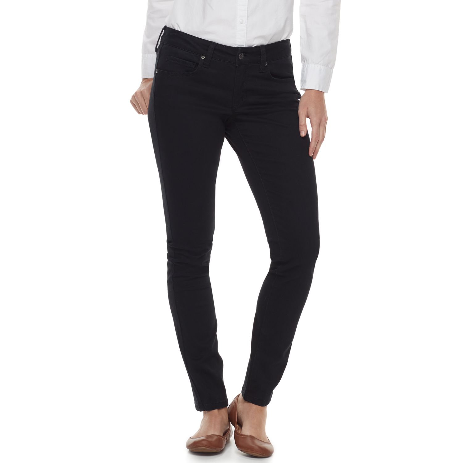 black skinny work pants womens