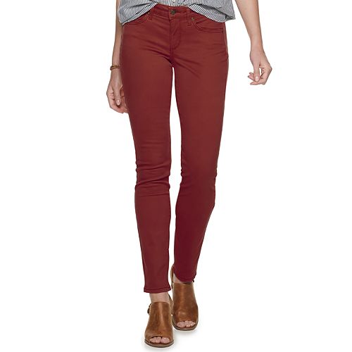 Women's SONOMA Goods for Life® Supersoft Midrise Sateen Skinny Pants