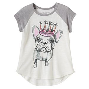 Toddler Girl Jumping Beans® French Bulldog Sequined Graphic Tee