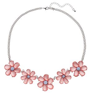 Mudd® Pink Flower Necklace