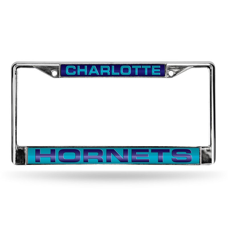 63870909 Charlotte Hornets License Plate Frame, Multicolor sku 63870909