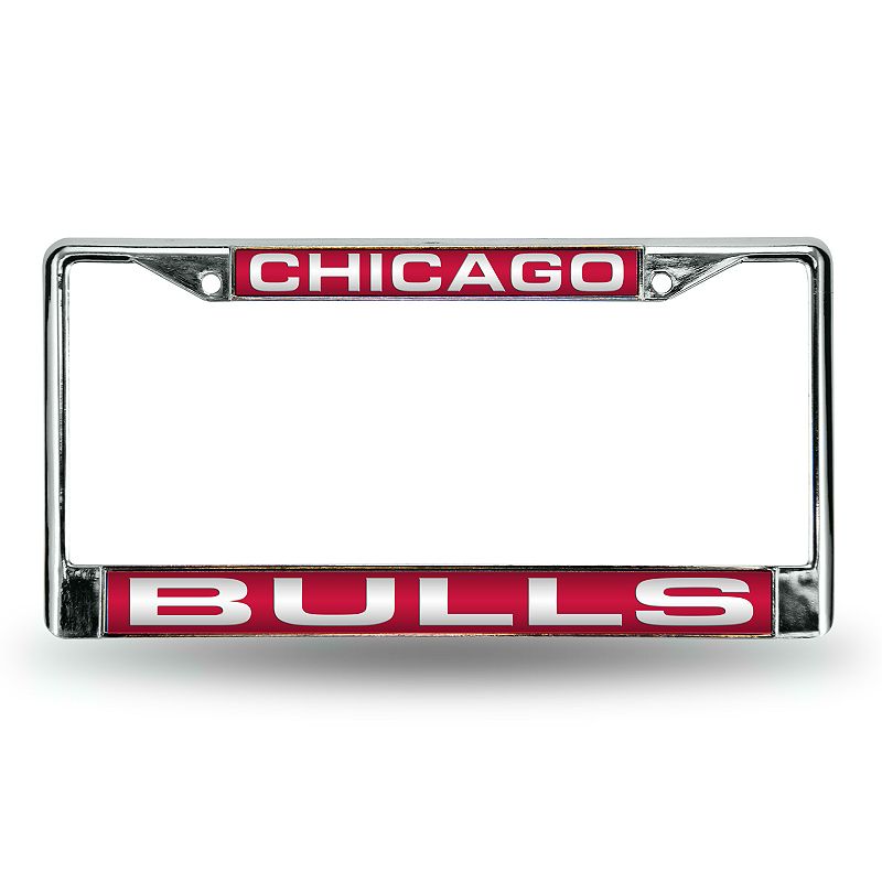 Chicago Bulls License Plate Frame, Red