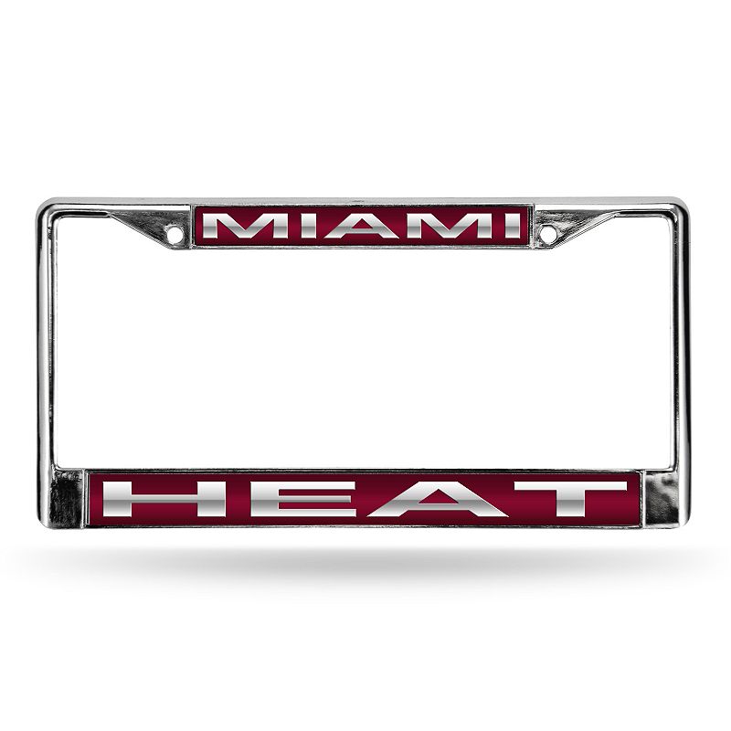 Miami Heat License Plate Frame, Red