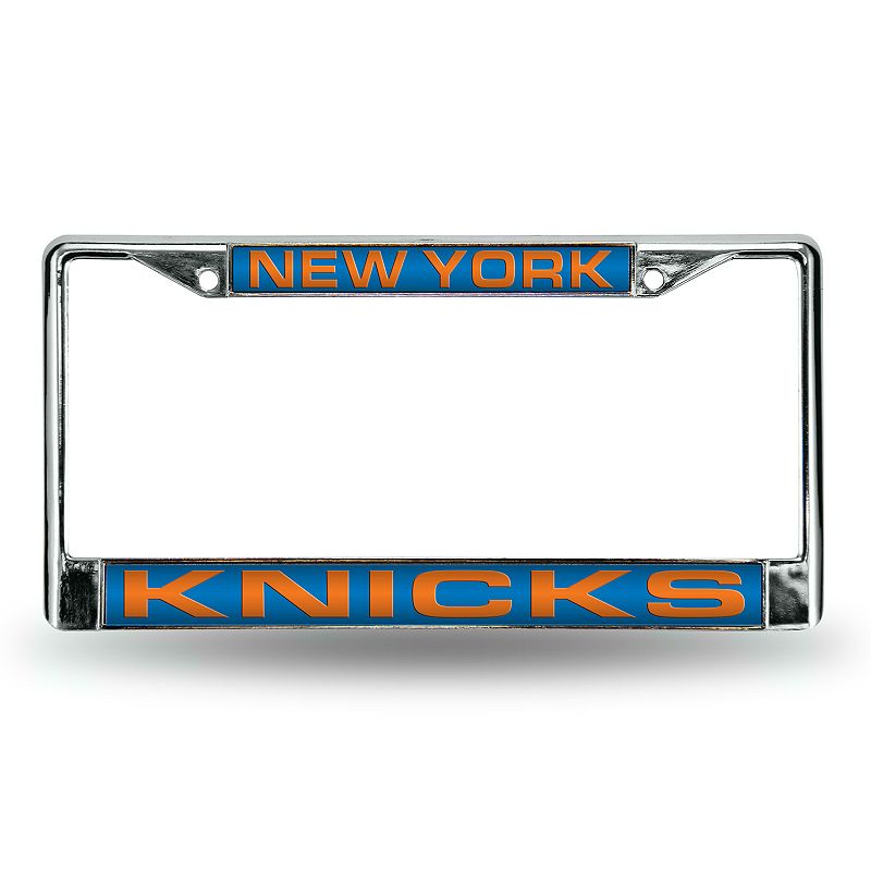 New York Knicks License Plate Frame, Blue