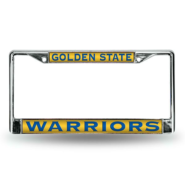 WinCraft Golden State Warriors Laser Inlaid Metal License Plate Frame
