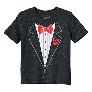 Toddler Boy Jumping Beans® Tuxedo Rose Graphic Tee