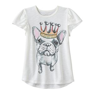 Girls 4-10 Jumping Beans® Frenchie Graphic Tee