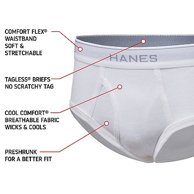 Boys 4-16 Hanes Ultimate® 5-Pack ComfortSoft® Cool Comfort® Cotton Briefs