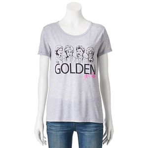 Juniors' The Golden Girls Group Image Graphic Tee