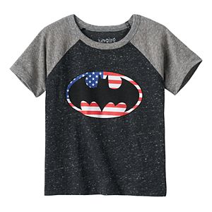 Toddler Boy Jumping Beans® DC Comics Batman American Flag Raglan Tee