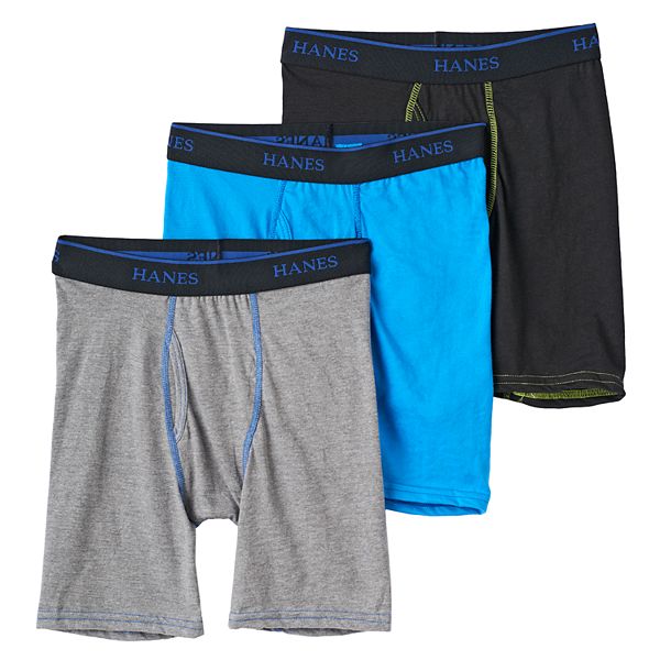 Boys Hanes 3-Pack Boxer Briefs