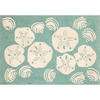 Liora Manne Front Porch Shell Toss Indoor Outdoor Rug
