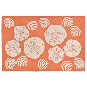 Trans Ocean Imports Liora Manne Front Porch Shell Toss Indoor Outdoor Rug