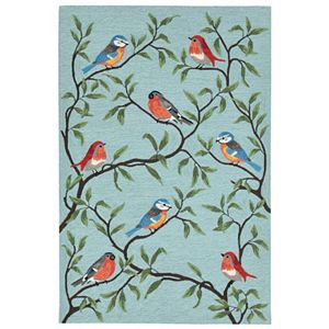 Trans Ocean Imports Liora Manne Ravella Birds On Branches Indoor Outdoor Rug