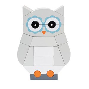 Manhattan Toy Luna The Owl Magnetic Stacking Block Puzzle