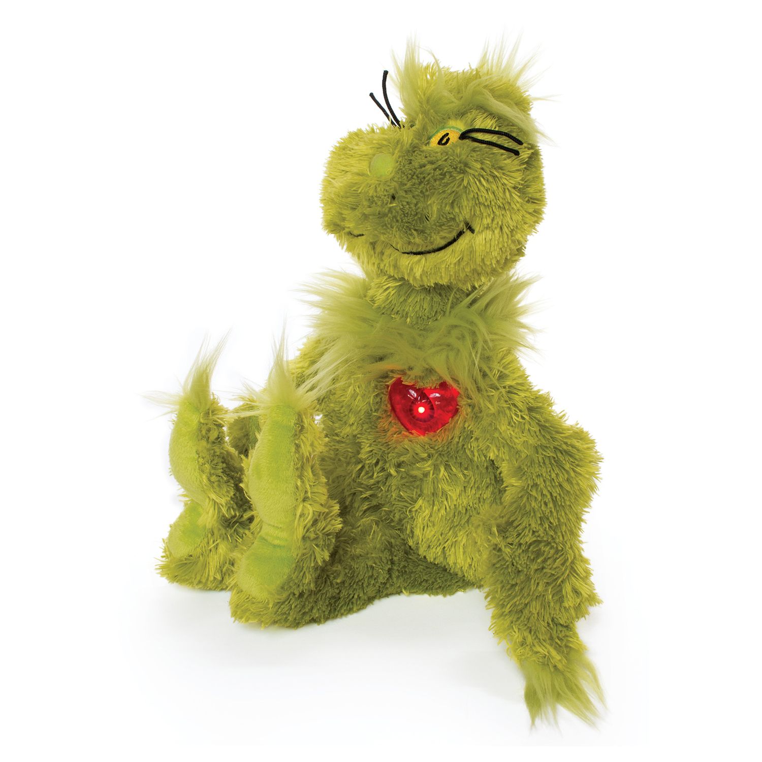 Dr. Seuss Grinch With Light-Up Heart 