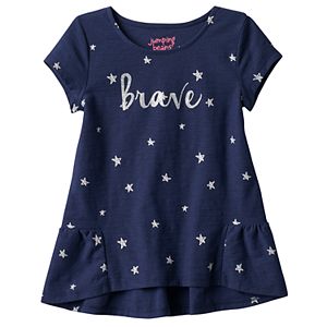 Toddler Girl Jumping Beans® Brave Glittery Stars Tee